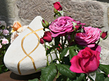 Ausstellung »STEINE« im Rosengarten in Rosenfeld - Bild 3